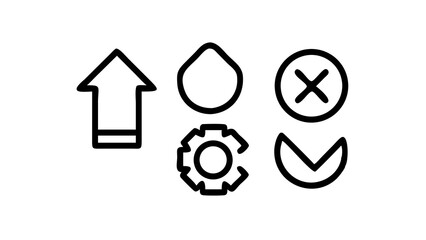 Fototapeta premium vector illustration of an abstract symbol