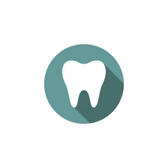 Dental Care Icon Healthy Teeth, Smile, and Oral Hygiene