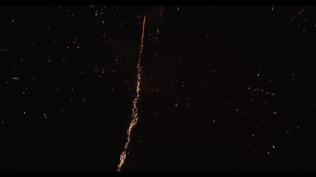 Feu d'artifice drone FPV