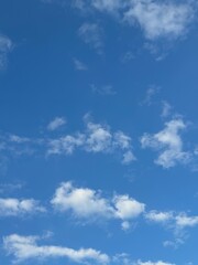 blue sky with clouds