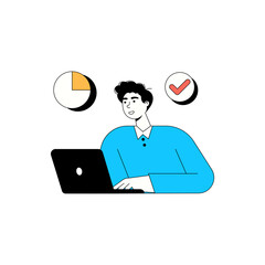 People Business Concept Illustration