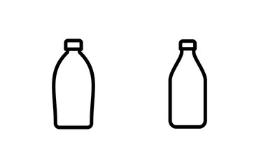 Bottle icon vector illustration. bottle sign and symbol