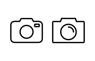 Camera icon vector illustration. photo camera sign and symbol. photography icon.