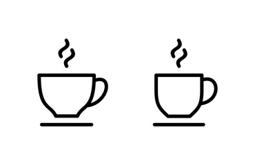 coffee cup icon vector illustration. cup a coffee sign and symbol