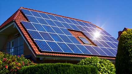 Solar Panels on Residential Roof: Sustainable Energy Solution for a Greener Future