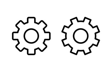 setting Icon vector illustration. Cog settings sign and symbol. Gear Sign
