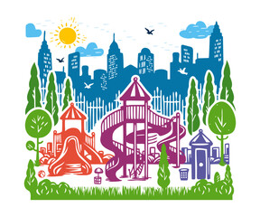 Playground Park, doddle style 