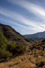 landscape of the countryside close to Sentyab village, Uzbekistan