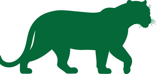 Silhouette purw white background.