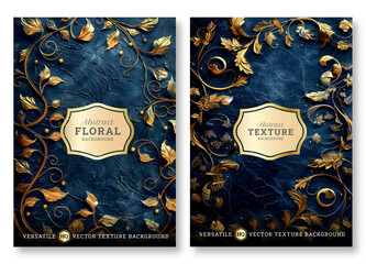 Elegant luxury gloden floral art cover design, wedding invitation template design, versatile vector background, brochure template, Luxury invitation card background, invitation, abstract background
