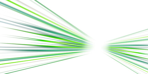 blur green glowing light streak and laser speed motion effect,glowing speed line on night road,blur flash curves neon line wave