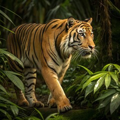 Fototapeta premium tiger in the wild