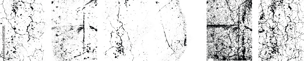 Aufkleber grunge urban backgrounds set.texture vector.dust overlay distress grain ,simply place illustration o