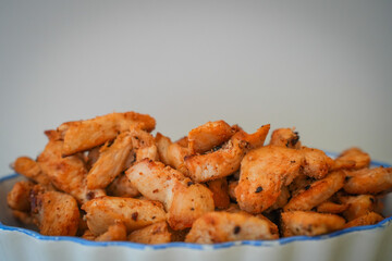 Grilled Chopped Chicken Pieces