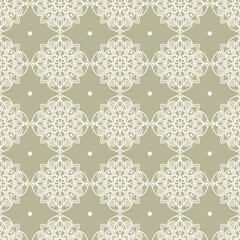 Seamless lace floral background. Luxury texture for wallpaper, wedding designs, invitation, fabric, vector illustration.