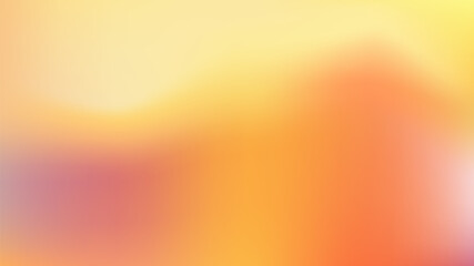 Autumn color gradation with blurred soft color gradients. Vector gradient background illustration