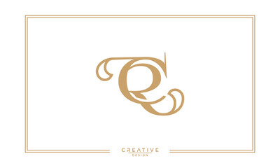 CR, RC, C, R, Abstract Letters Logo Monogram