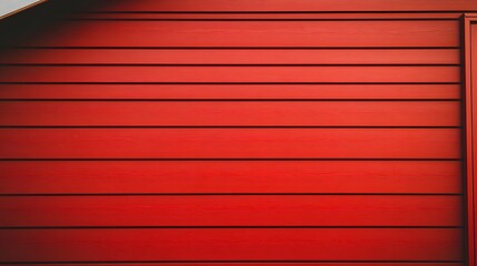 Red Wooden Wall Paneling Texture Background