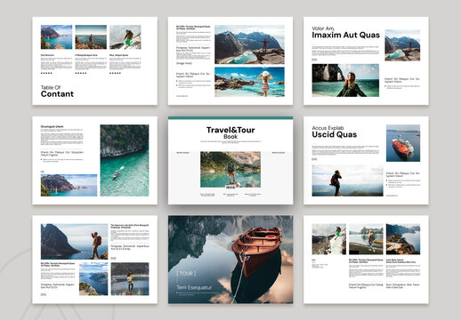 Travel Landscape Brochure Template