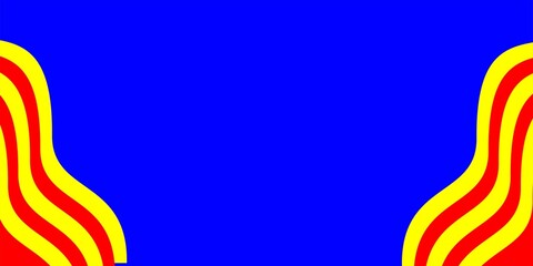 blue red yellow vector background design illustration