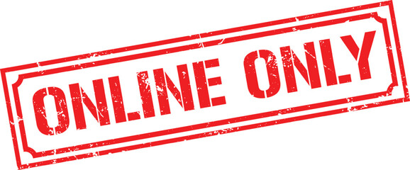 Grunge stamp online only