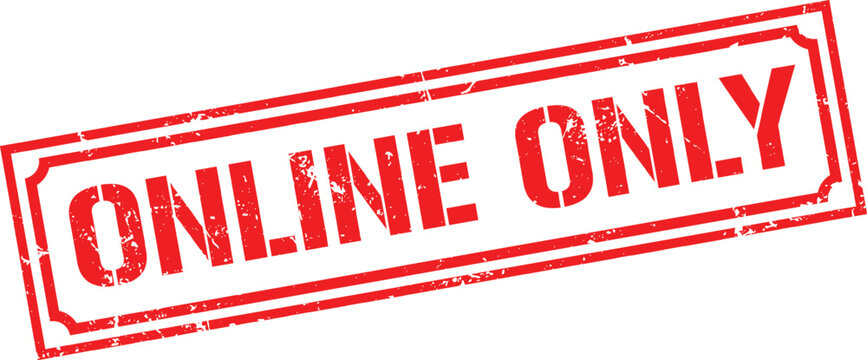 Grunge stamp online only