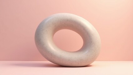 Creative 3d renders of Abstract futuristic sculptures.