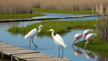 Peaceful Pond Life