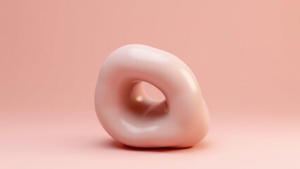 Creative 3d renders of Abstract futuristic sculptures.