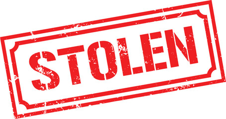 Grunge stamp stolen