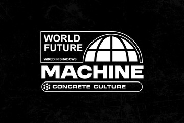 futuristic streetwear graphic tee design templates ideas