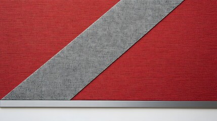 Fototapeta premium Abstract Red and Grey Texture Diagonal Pattern Background