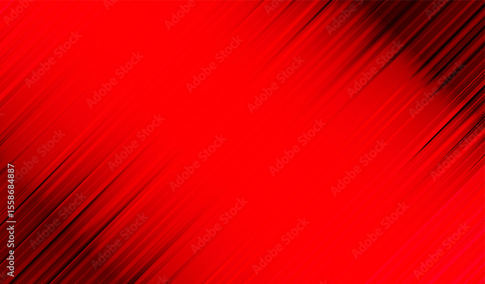 Aufkleber abstract red background with fast diagonal motion lines and gradient shadows, ideal for dynamic desi