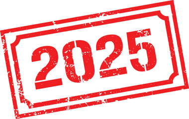 Grunge stamp 2025