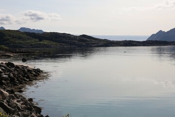 Scenic view of a Norwegian fjord 

