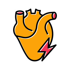Heart Attack Icon Design