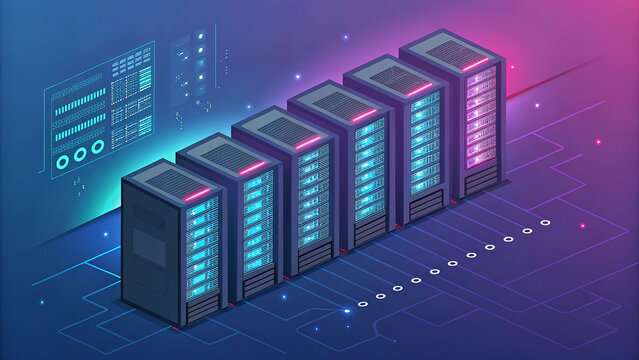 business graph on digital tablet