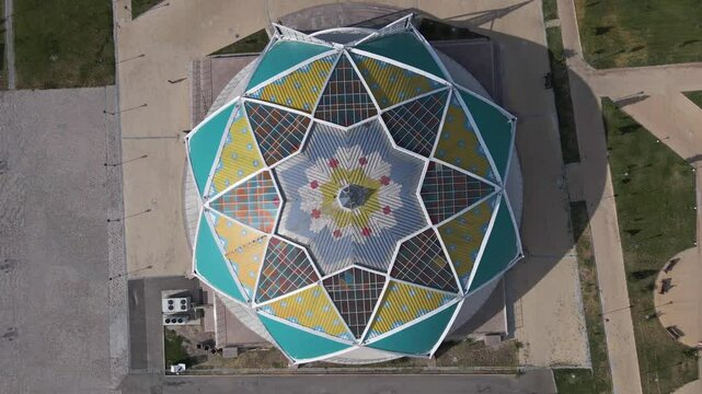 Square of the historical and ethnocultural complex "Kone Taraz", Kazakhstan