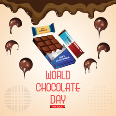 Chocolate social media post