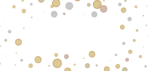 Glittering Spectacle: Captivating 3D Illustration of Glittery gold Confetti