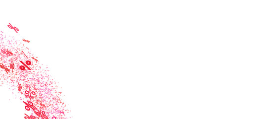 Abstract background with pink percentage signs. Perfect for sales promotions and discounts.