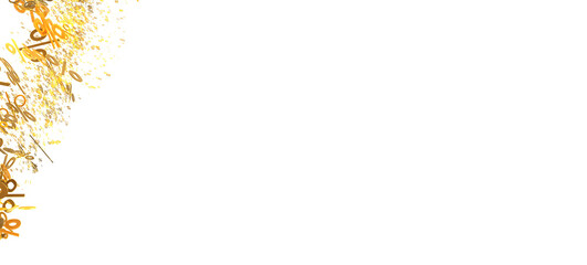 Abstract background with golden percentage numbers. Ideal for sales, discounts, and financial concepts.