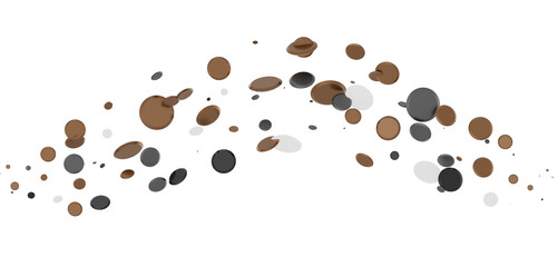  Sky confetti flying in the sky during Pride parade