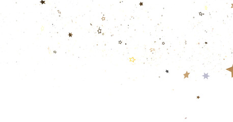 Stellar Christmas Symphony: Exquisite 3D Illustration of Falling Stars in Harmonious Motion for the Holidays