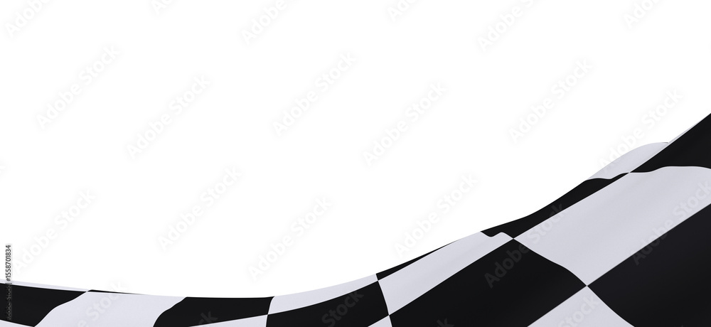 Poster background of checkered flag pattern