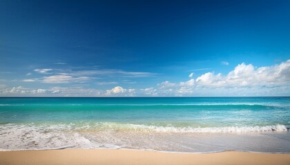 Fototapeta premium summer beach and sea