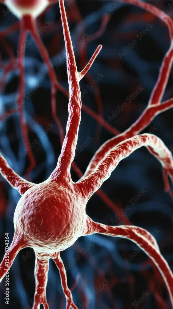 Aufkleber explore the intricate structure and function of neurons in the nervous system