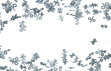 percent sign percentage icon interest rate background