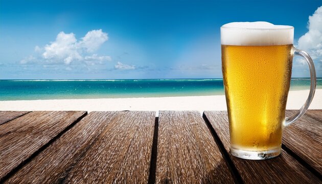 cerveja gelada em copo americano copo lagoinha na praia ilha de cotijuba para amazonia brasil