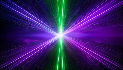 purple and green laser light show abstract background